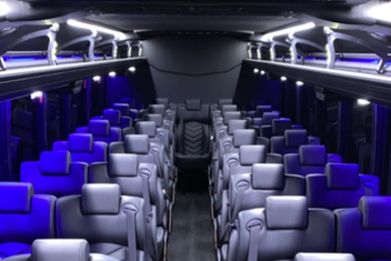 Sioux City Charter Bus Interior