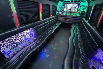 Sioux City Limo Bus Interior