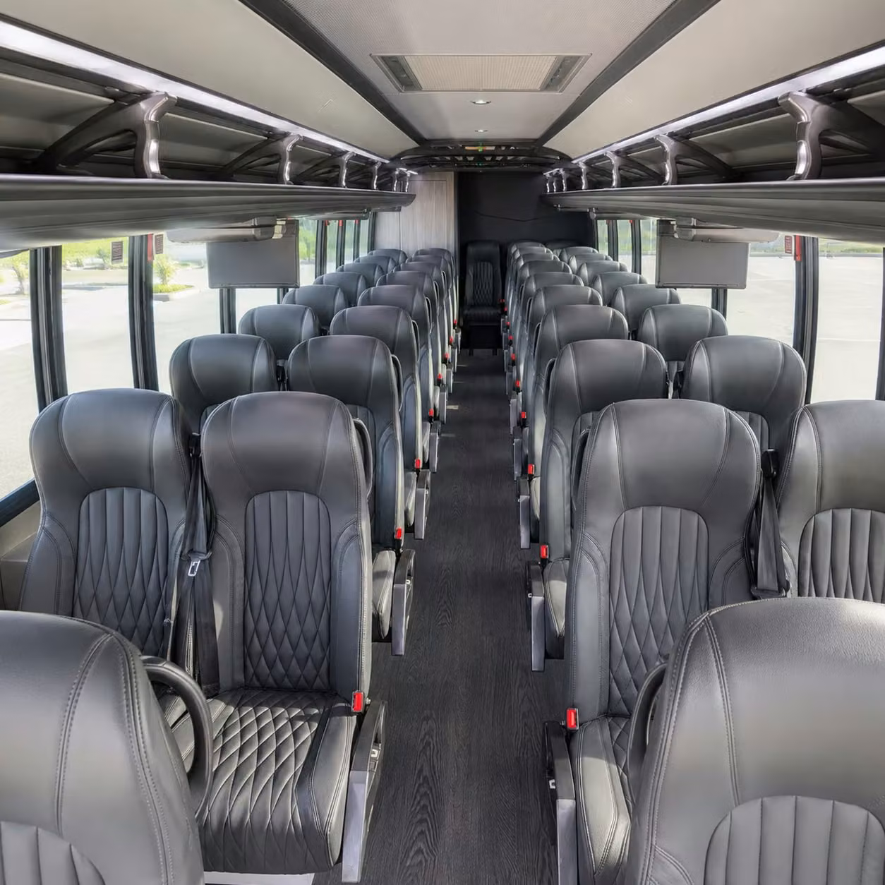28 passenger minibus inside