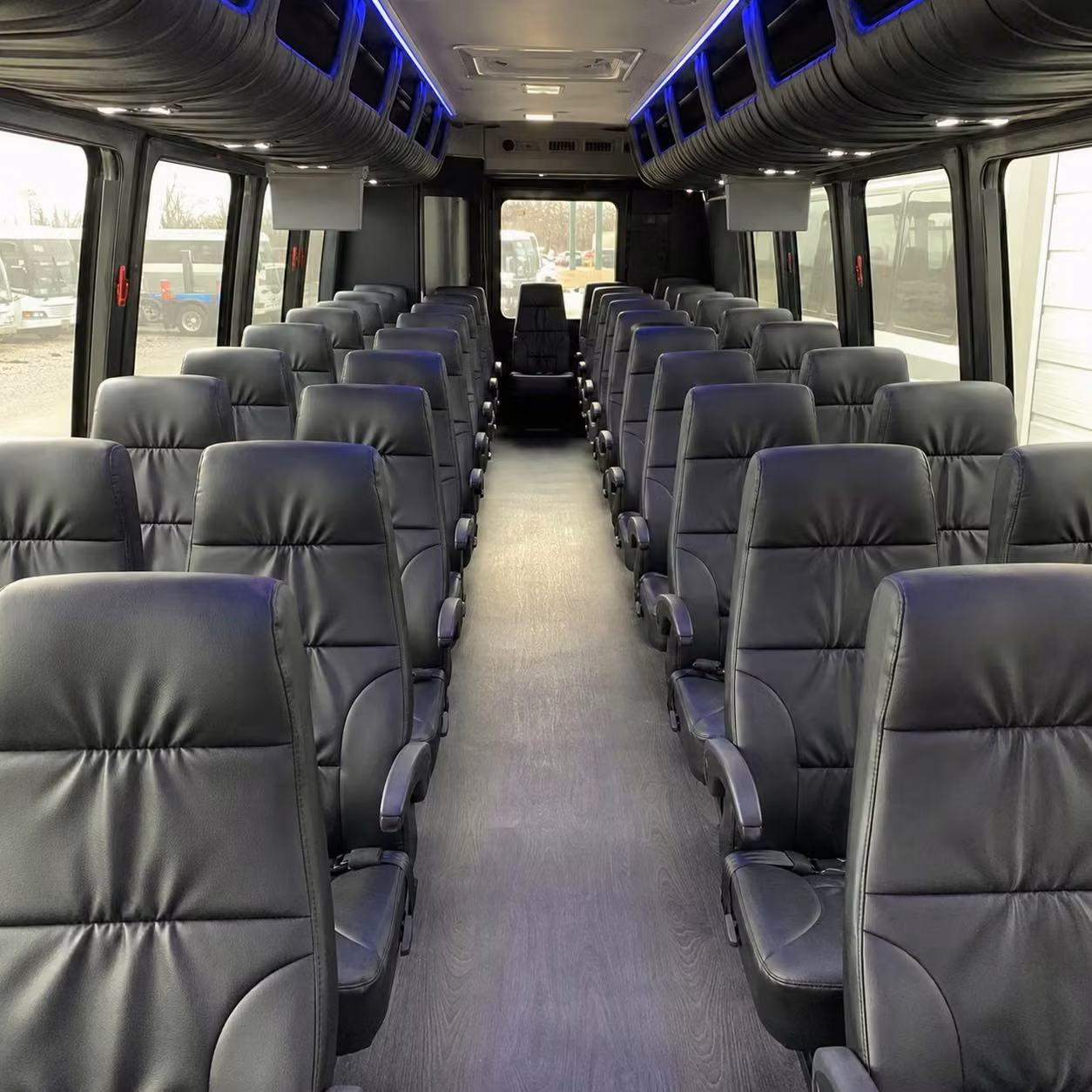 30 passenger minibus interior