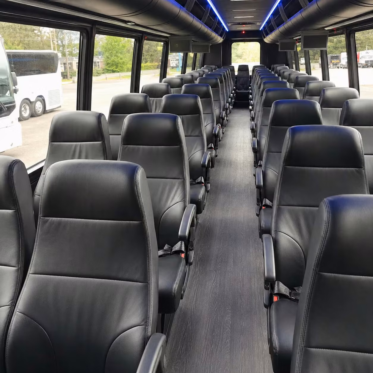 35 passenger minibus inside