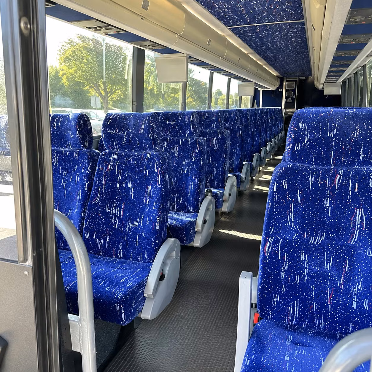 sioux city charter bus rental interior